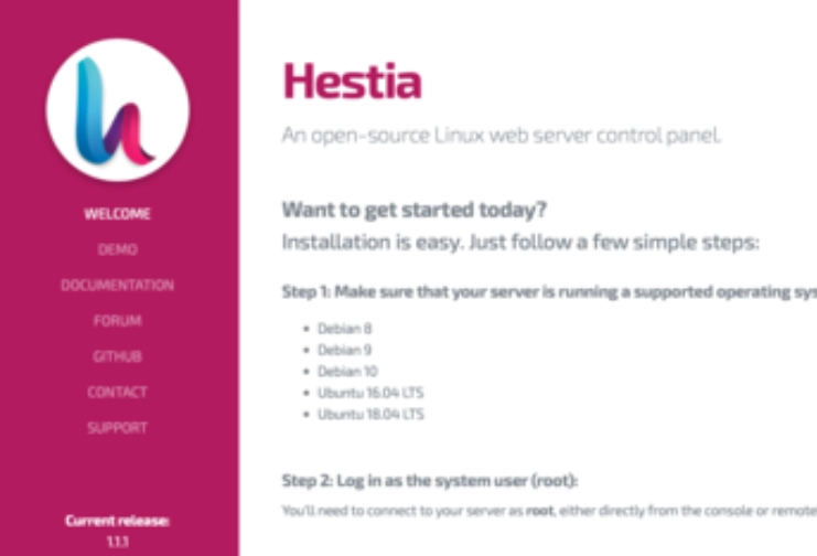 Activar versiones de PHP en Hestia