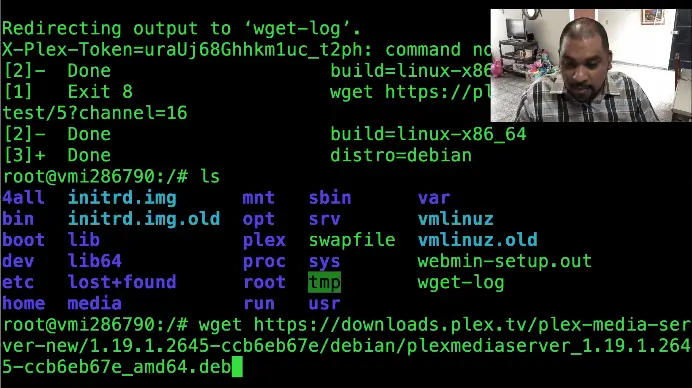 Actualización manual de Plex Media Server