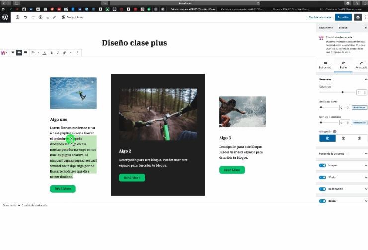 Lo útil de los bloques reutilizables