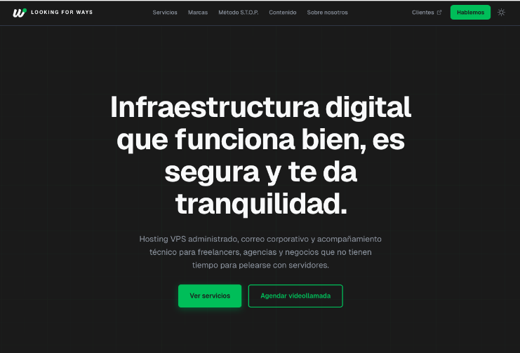 Nueva web hecha con IA